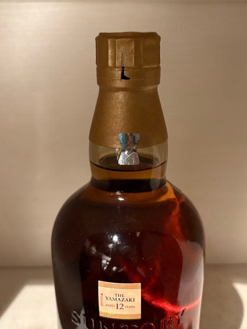 サントリー 山崎12年 シングルモルトウイスキー、箱無し
