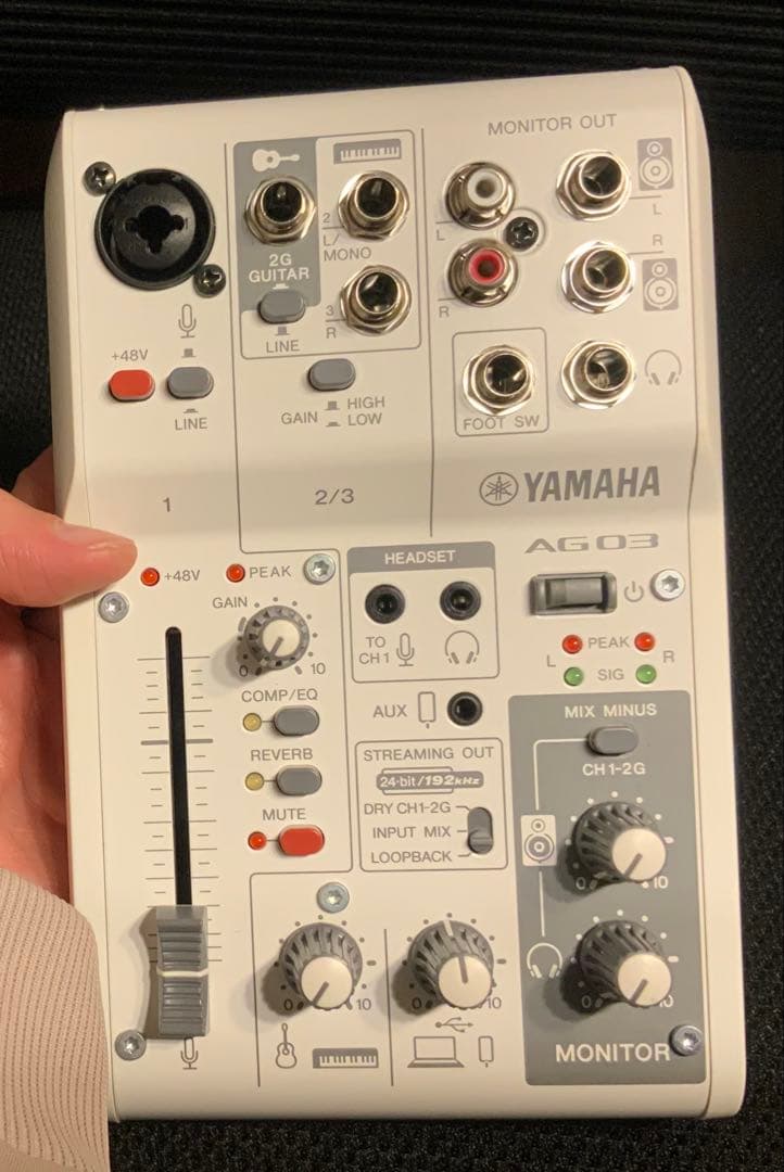 YAMAHA AG03MK2 オーディオインターフェイス