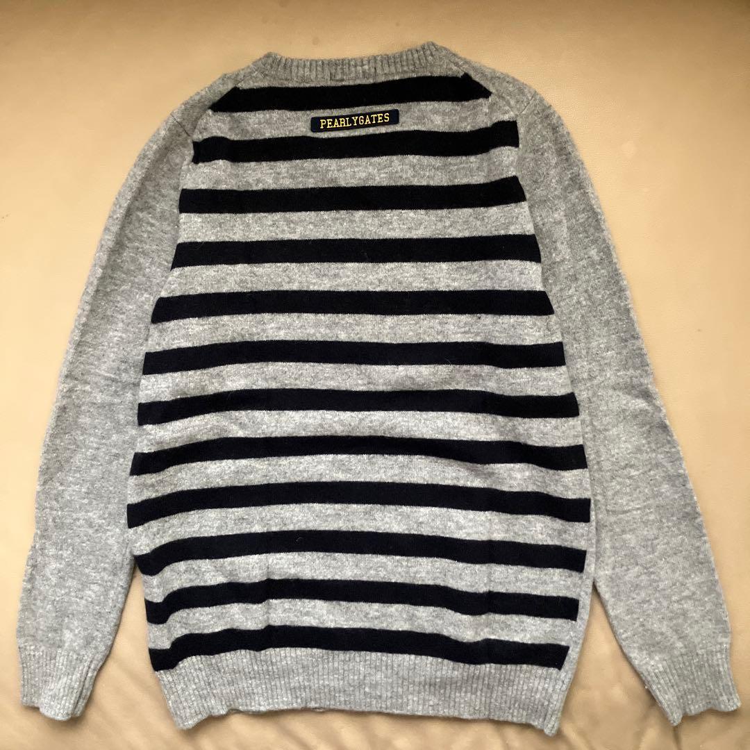 【美品】 PEARLY GATES レディース 長袖 カシミヤ セーター L