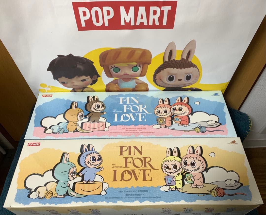 正規品・新品未開封　ラブブ PIN FOR LOVE アソートボックス2箱セット