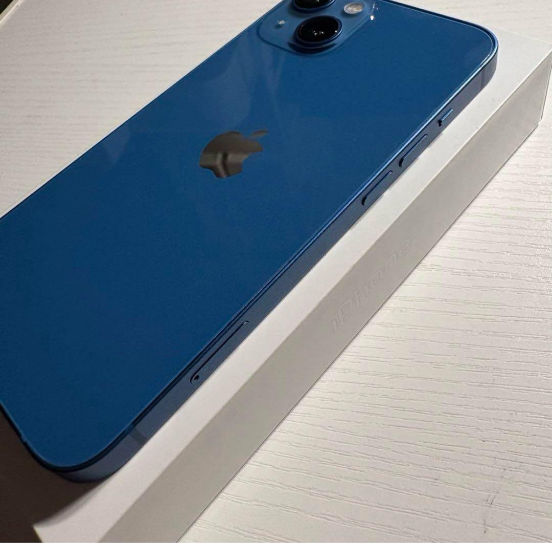 iPhone13 128GB SIMフリー ブルー 極美品
