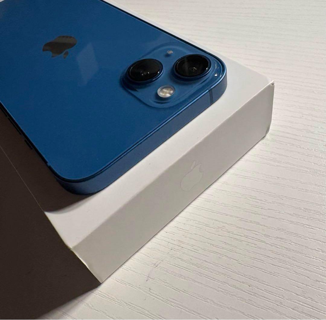 iPhone13 128GB SIMフリー ブルー 極美品