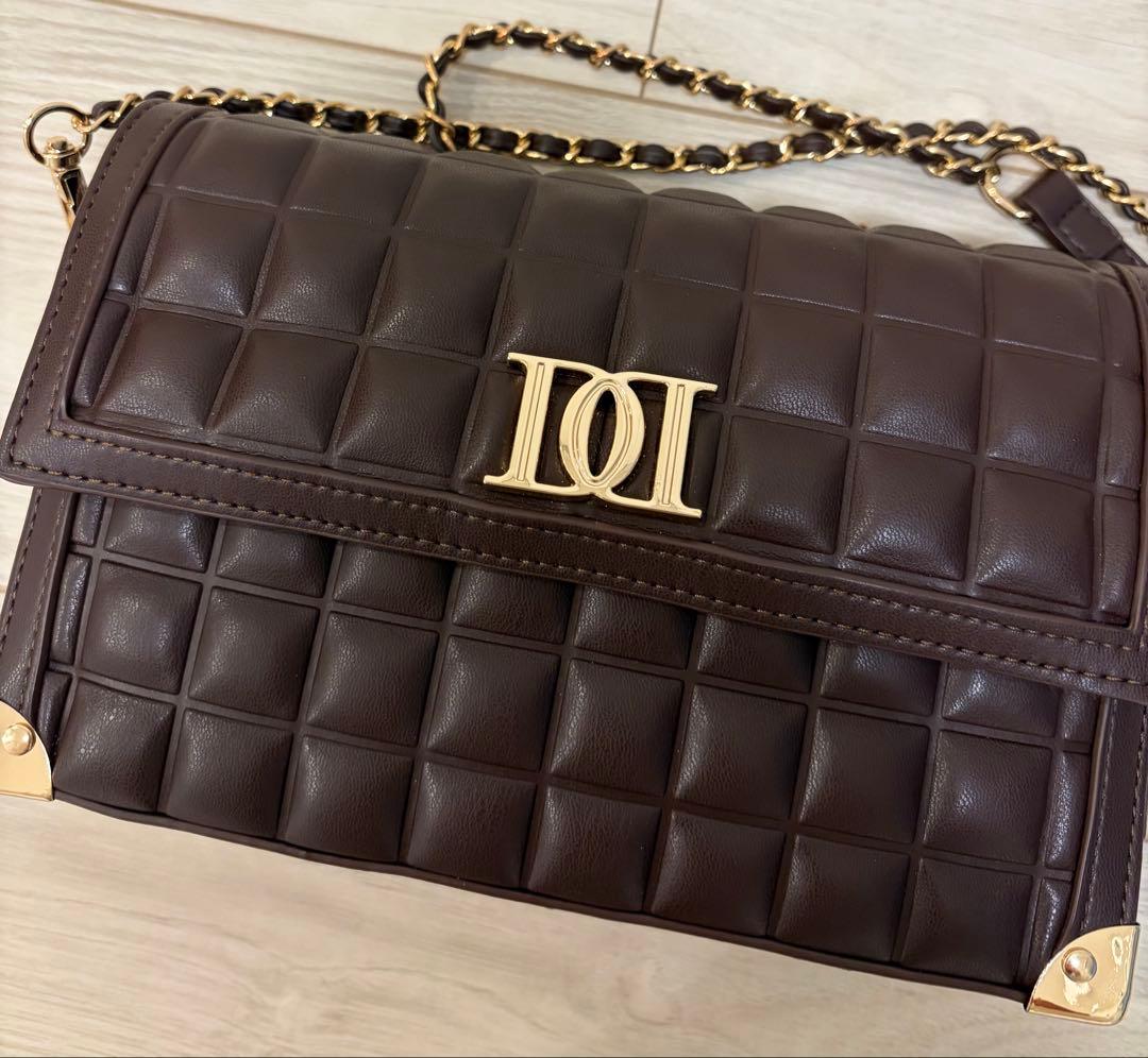 Darich ダーリッチ チョコレートキルトバッグ レザーカードケース ブラウン