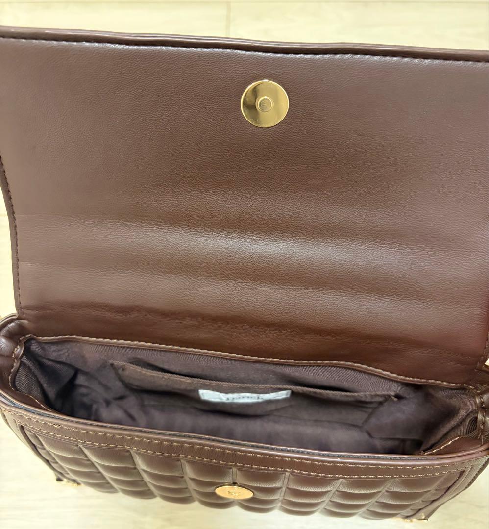 Darich ダーリッチ チョコレートキルトバッグ レザーカードケース ブラウン