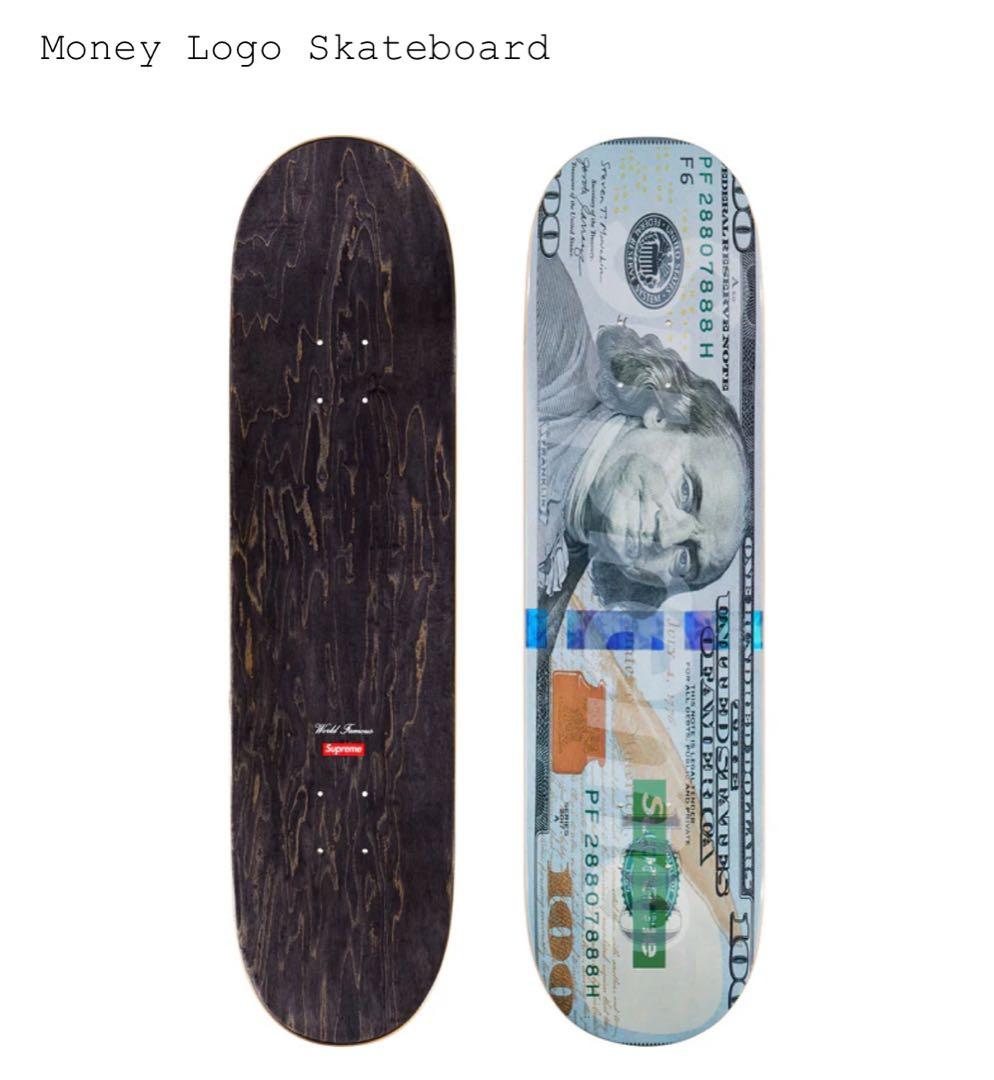 スケートボード Supreme Money Logo Skateboard