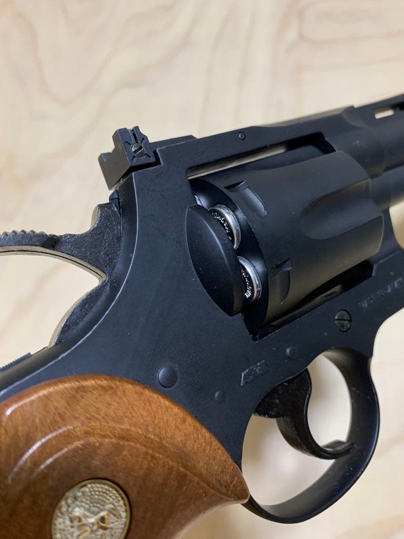 概ね美品　東京マルイパイソン6インチガスリボルバー 24連射　　前期HW製