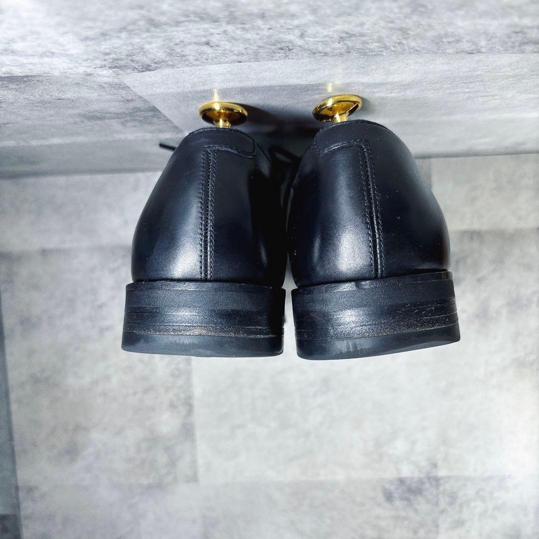 良品✨ユニオンインペリアル 7.5 ストレートチップ 本革 黒 撥水