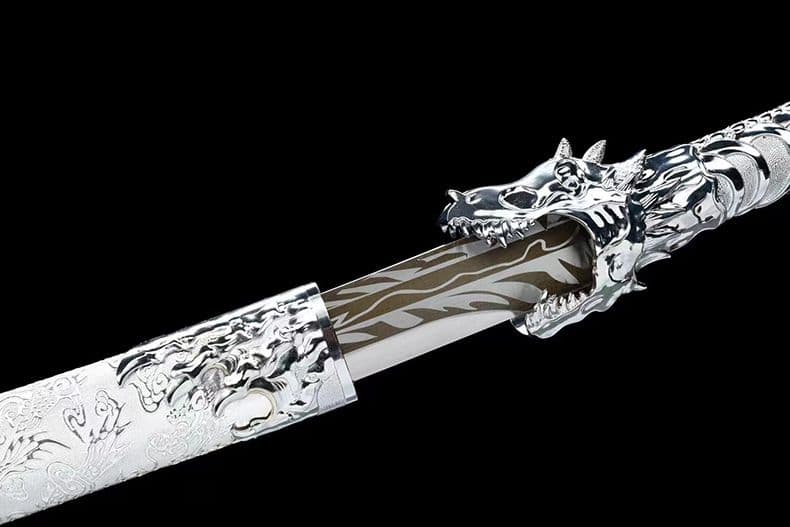 【龍鳴唐横刀】 繍春刀 牛尾刀 苗刀 手鍛造打 鋼刀 冷兵器 古兵器 刀装具