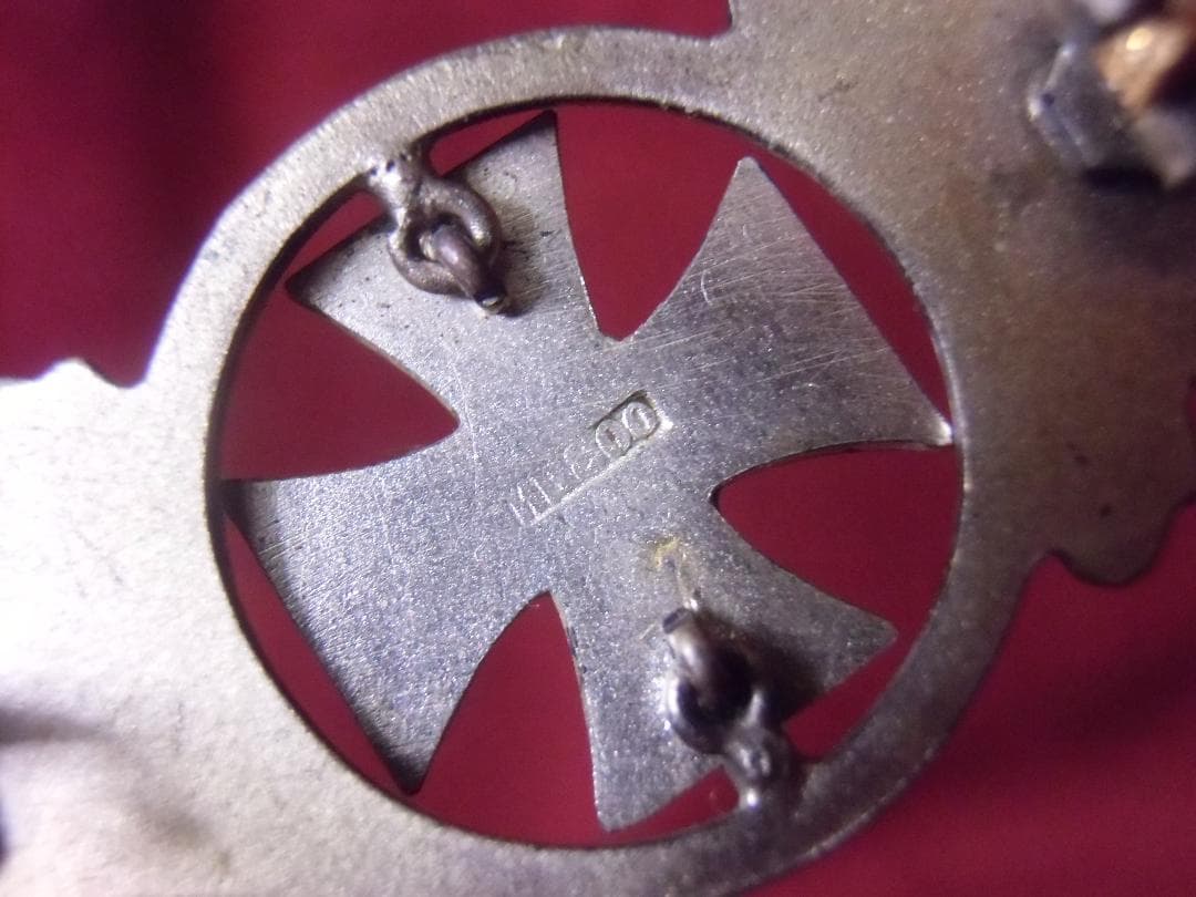 Ｗ帝政ドイツ軍/プロイセン王国＊金/銀製１９１４鉄十字勲章１級ブローチ（実物）