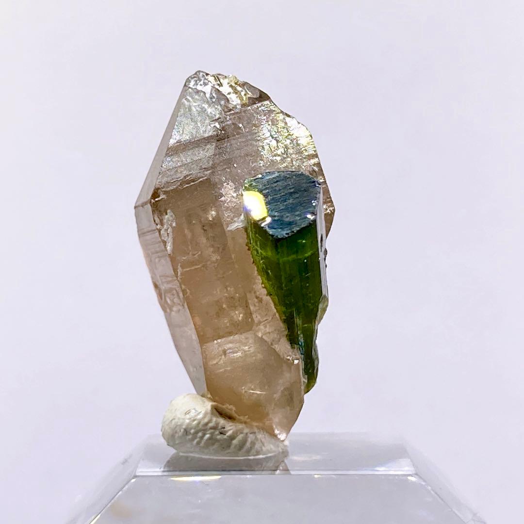 G*G様 トルマリン&スモーキークォーツ　原石　鉱物標本　天然石　703