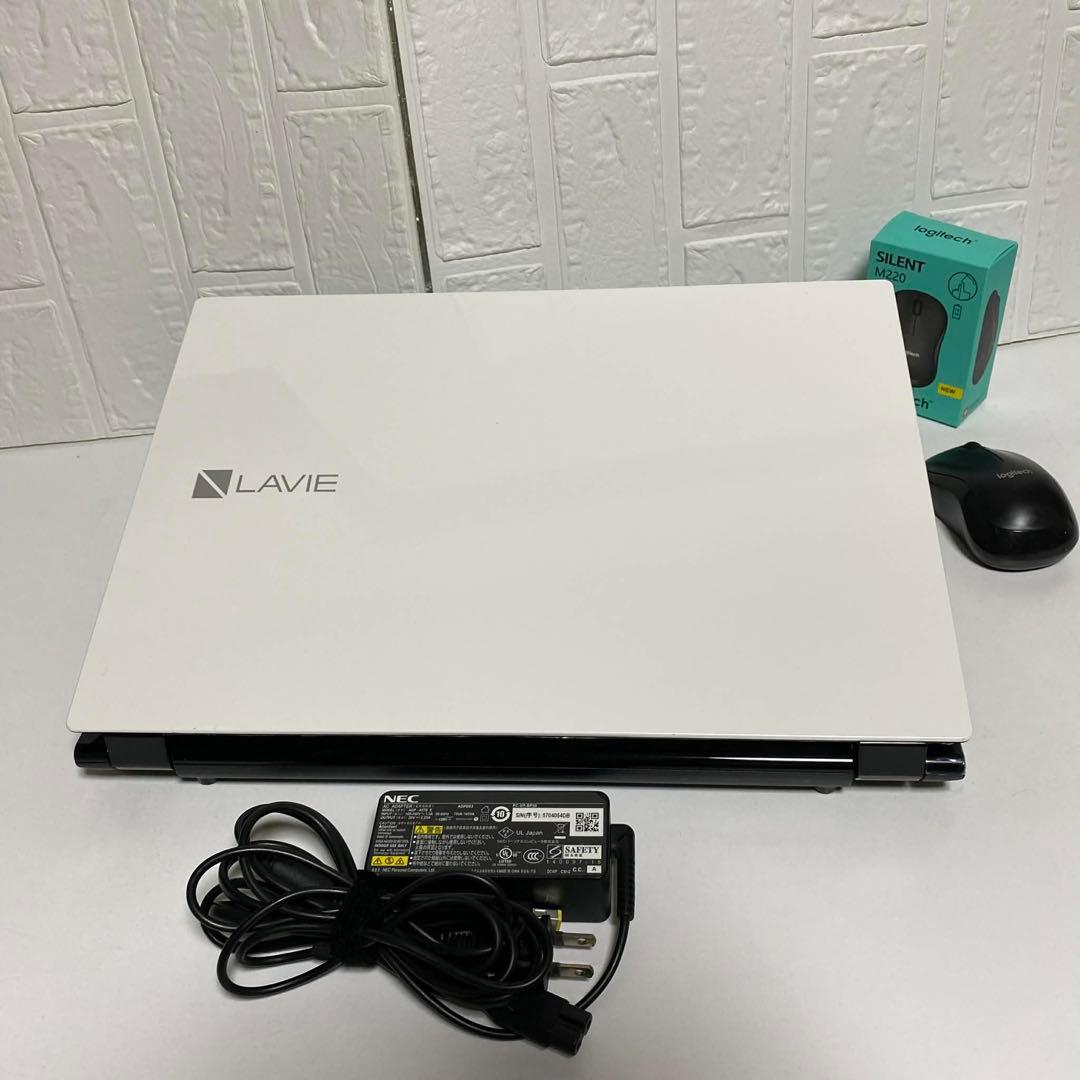 Windows11オフィス付　SSDサクサク起動　美品NECノートPC ホワイト