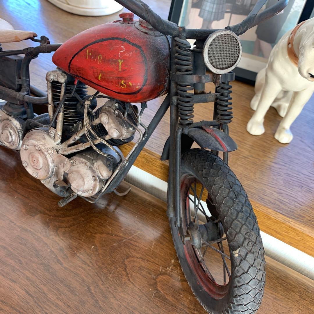 ブリキハーレーダビッドソン ナックルスプリンガー50cm