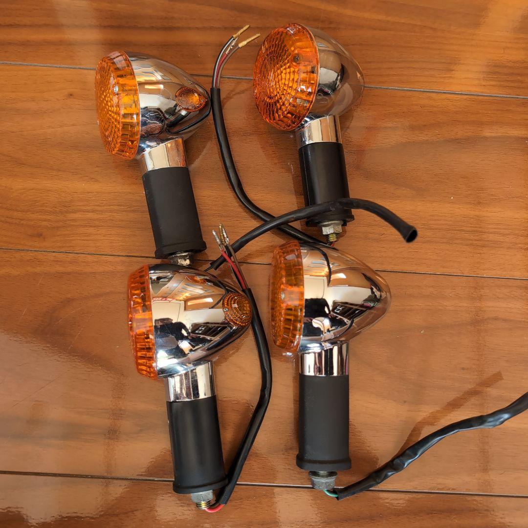 カワサキゼファー750純正オレンジ球形ウィンカー4個セット