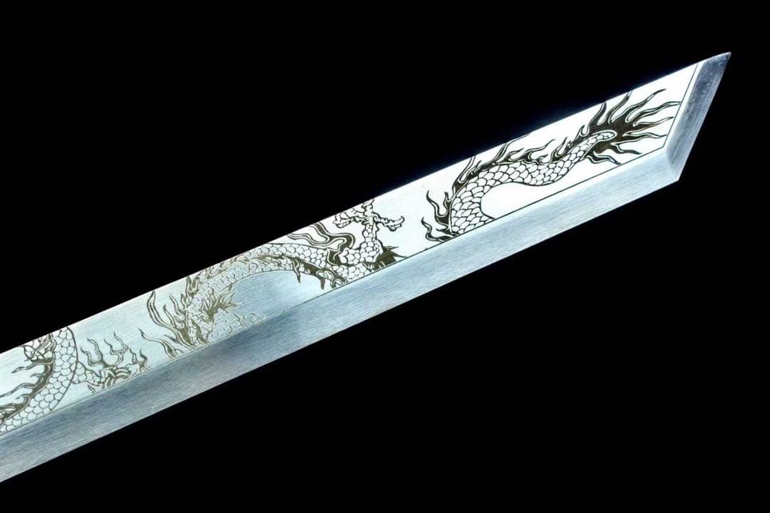 墨竜唐刀 刀装具 模擬刀 日本刀 模造刀 武具 舞踊刀