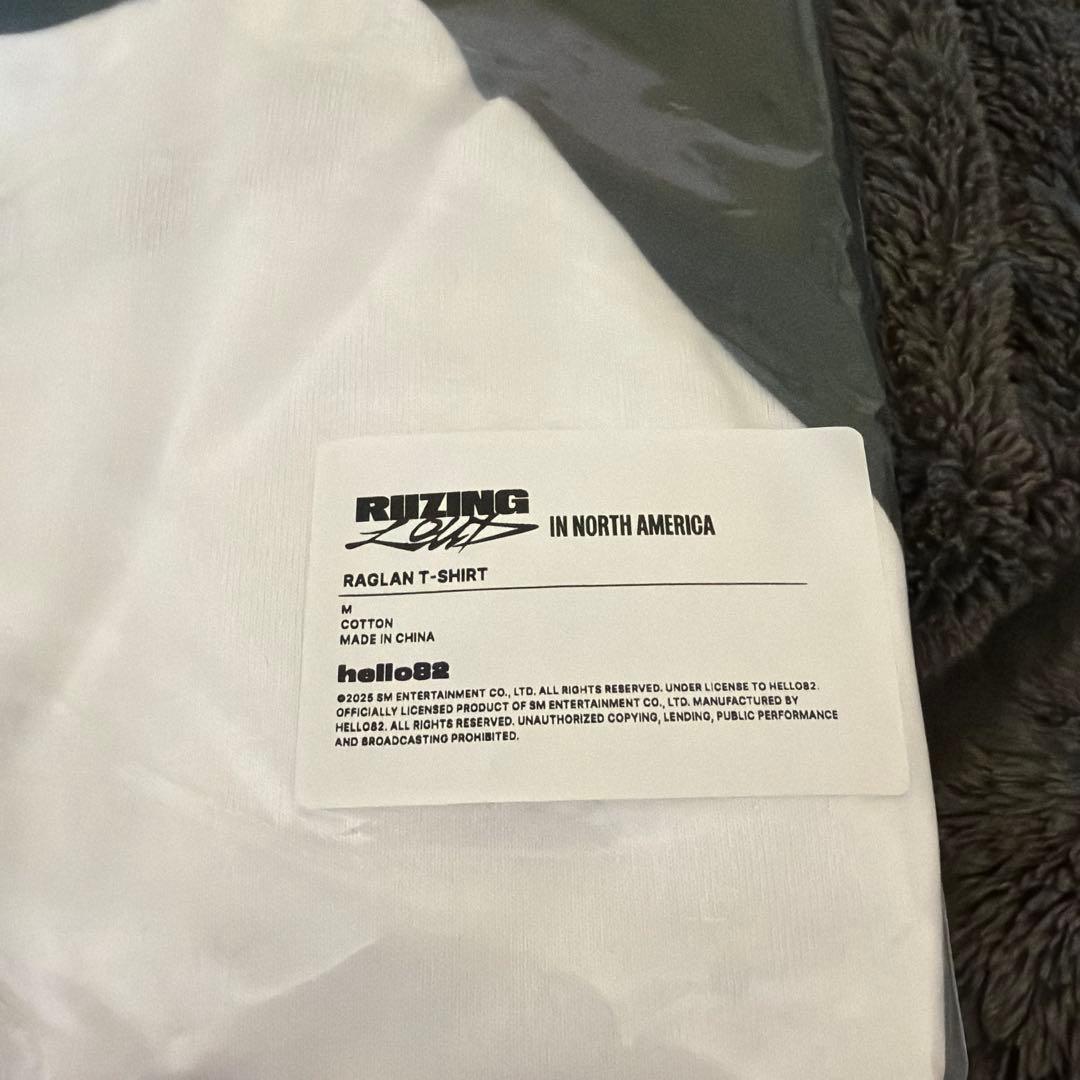 raglan t riize アメリカ　ロンT