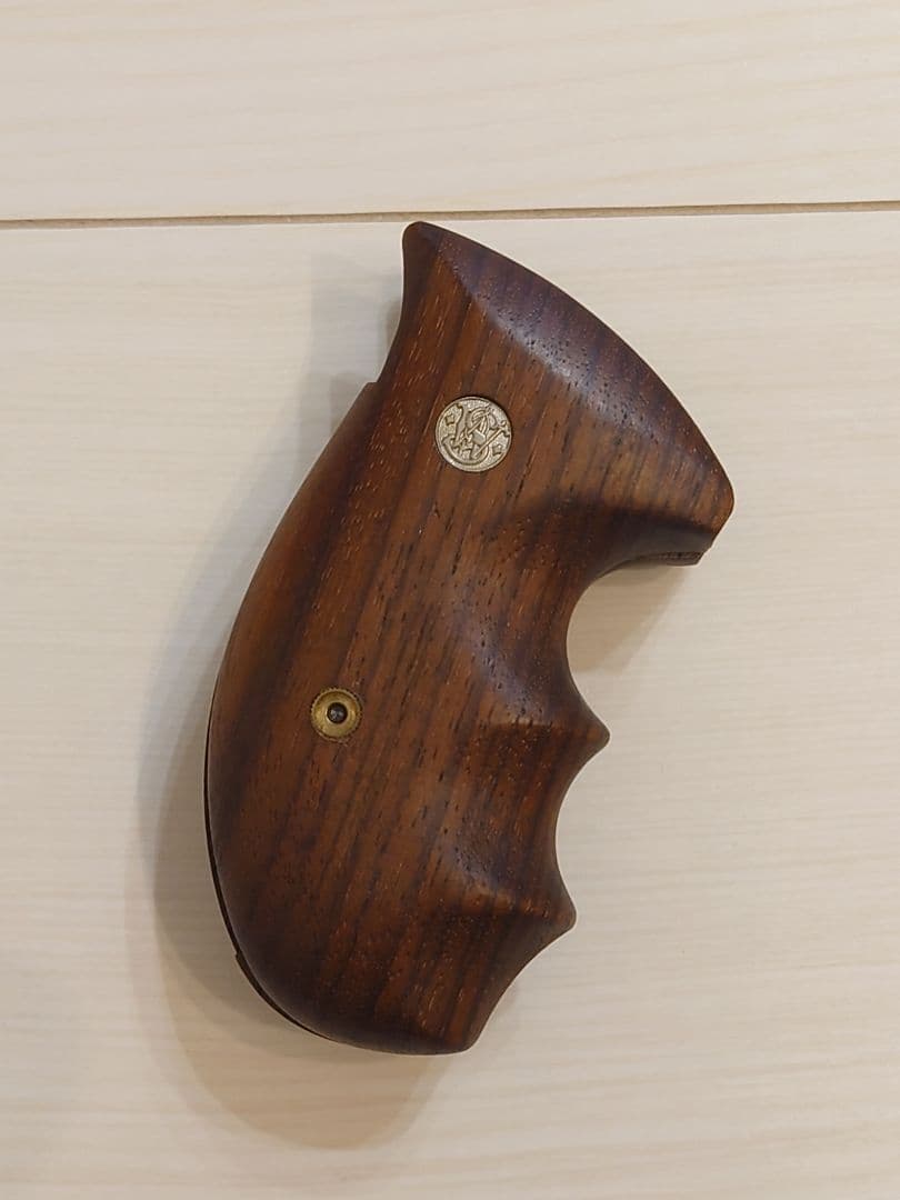 タナカ　S&Wリボルバー Kフレーム 木製ファイティンググリップ