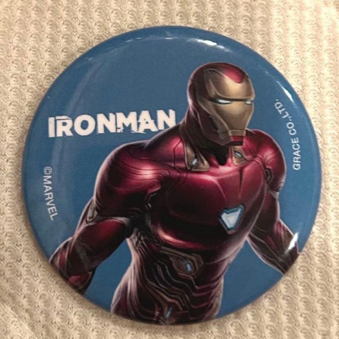 缶バッジ　アベンジャーズ　エンドゲーム　アイアンマン　ロバート・ダウニー・Jr