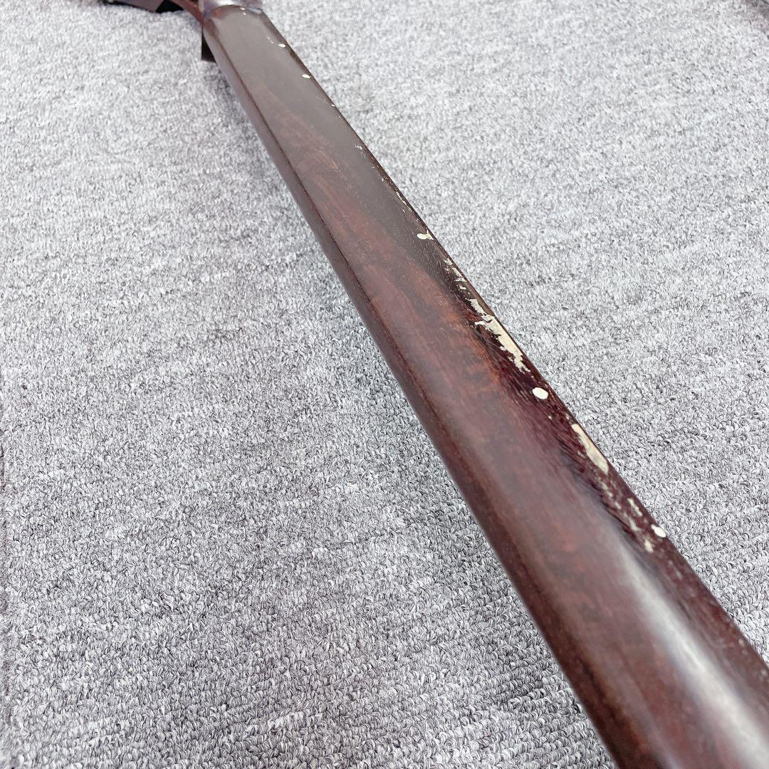 三味線 紅木 子持綾杉胴 中棹 一本溝