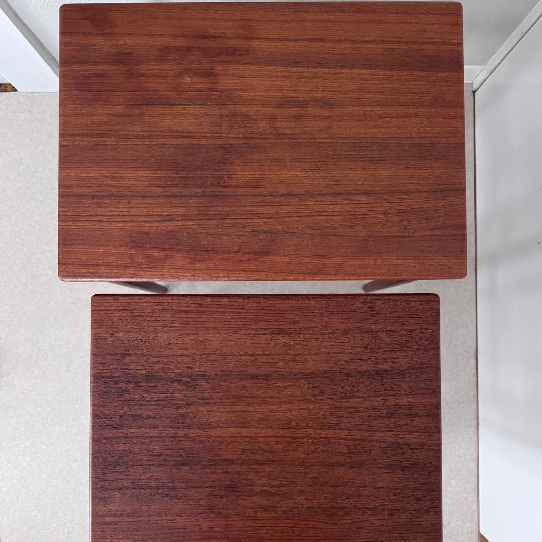 Hans J.Wegner(ハンス・J・ウェグナー)　チーク無垢 ネストテーブル