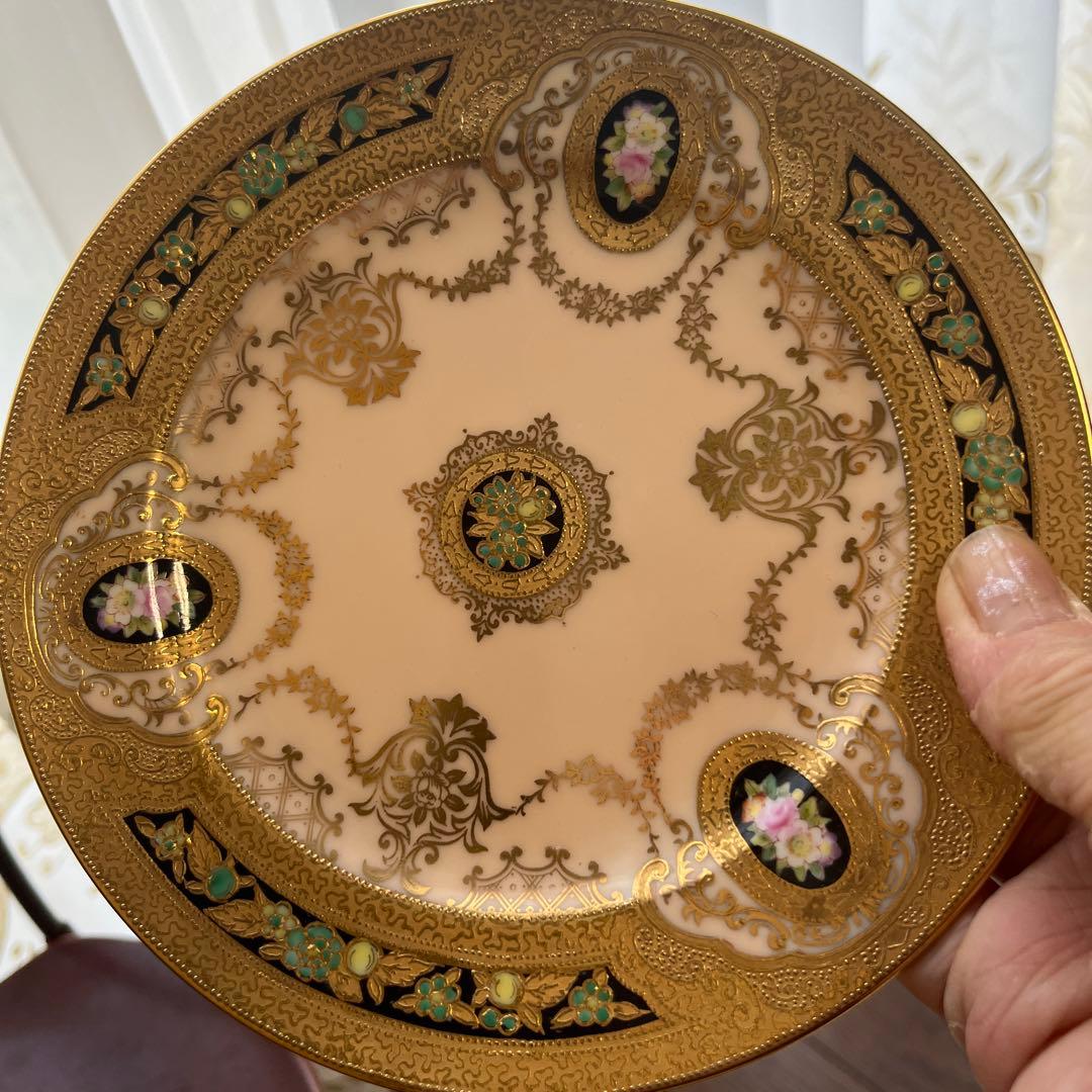 最終処分特価オールドノリタケマルキ金彩が豪華なプレート素敵なインテリア　オススメ