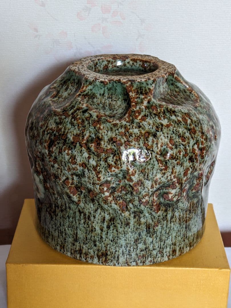 ♦相馬焼珍物 レア物大堀相馬焼 相馬駒焼 抹茶碗 茶碗 茶道具 古美術品 骨董品