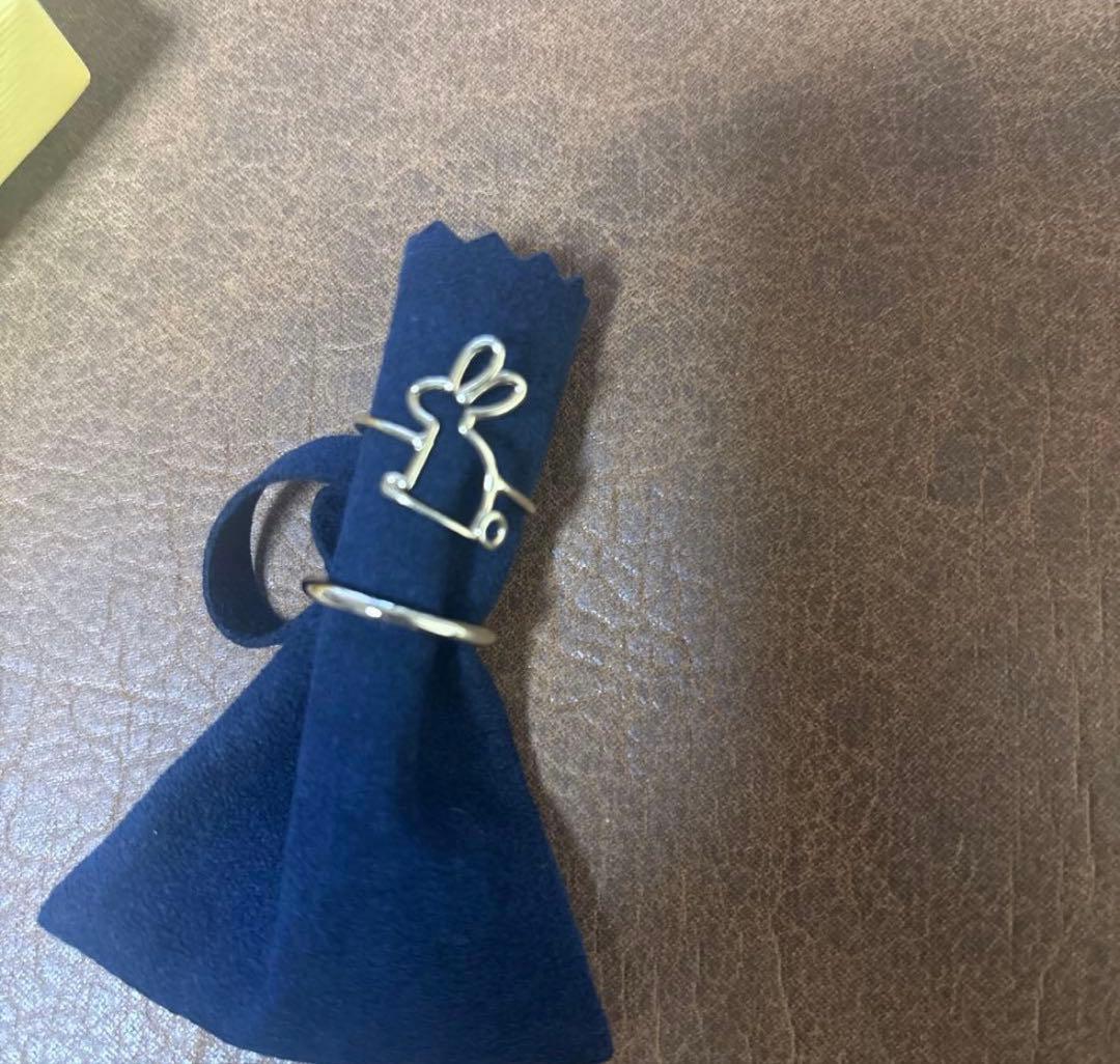 すいか様 ALIITA うさぎリング XS ♯11 K9 箱付き