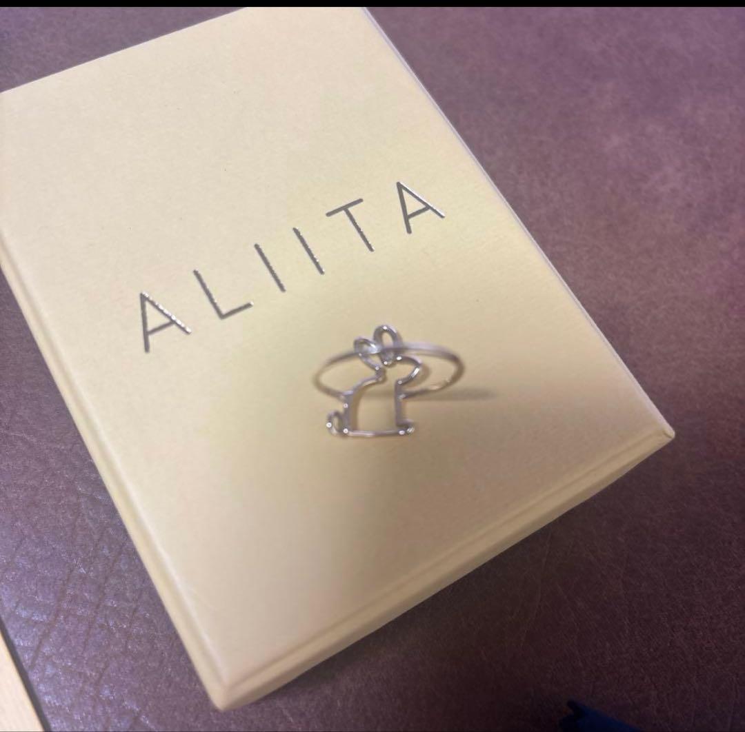 すいか様 ALIITA うさぎリング XS ♯11 K9 箱付き