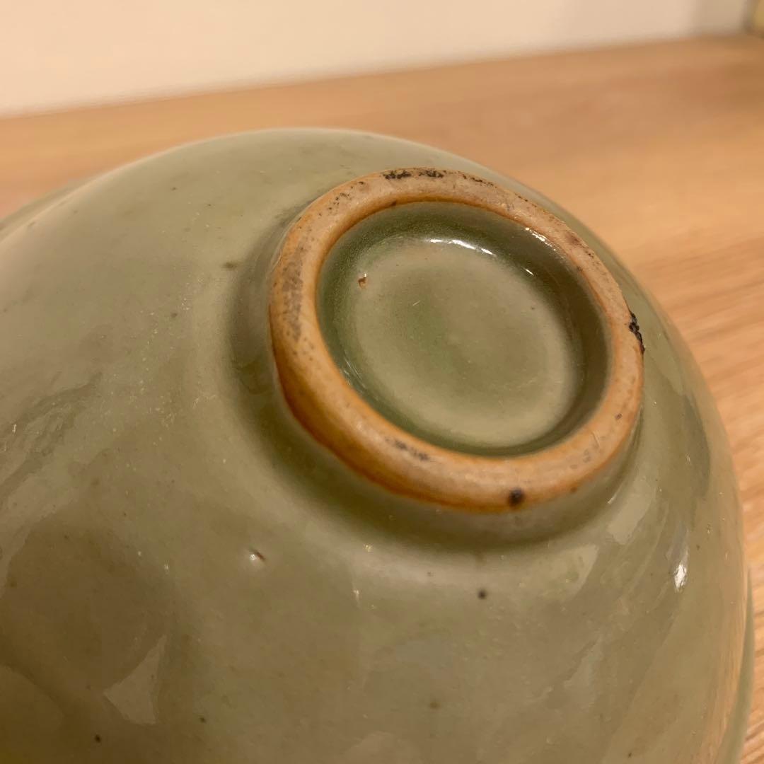 中国美術 唐物 耀州窯　青磁 北宋時代 茶碗　　127