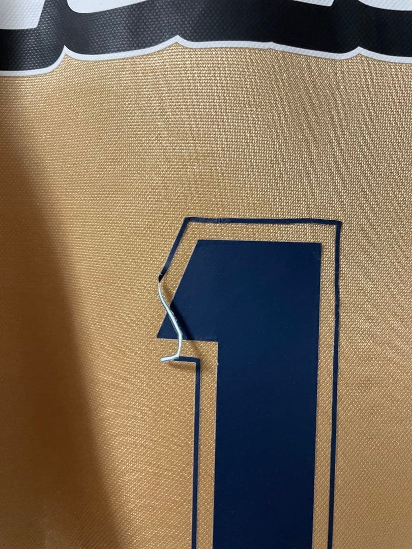 鹿島アントラーズ　ソシオ限定　サードユニフォーム　ゴールドユニフォーム　Lサイズ