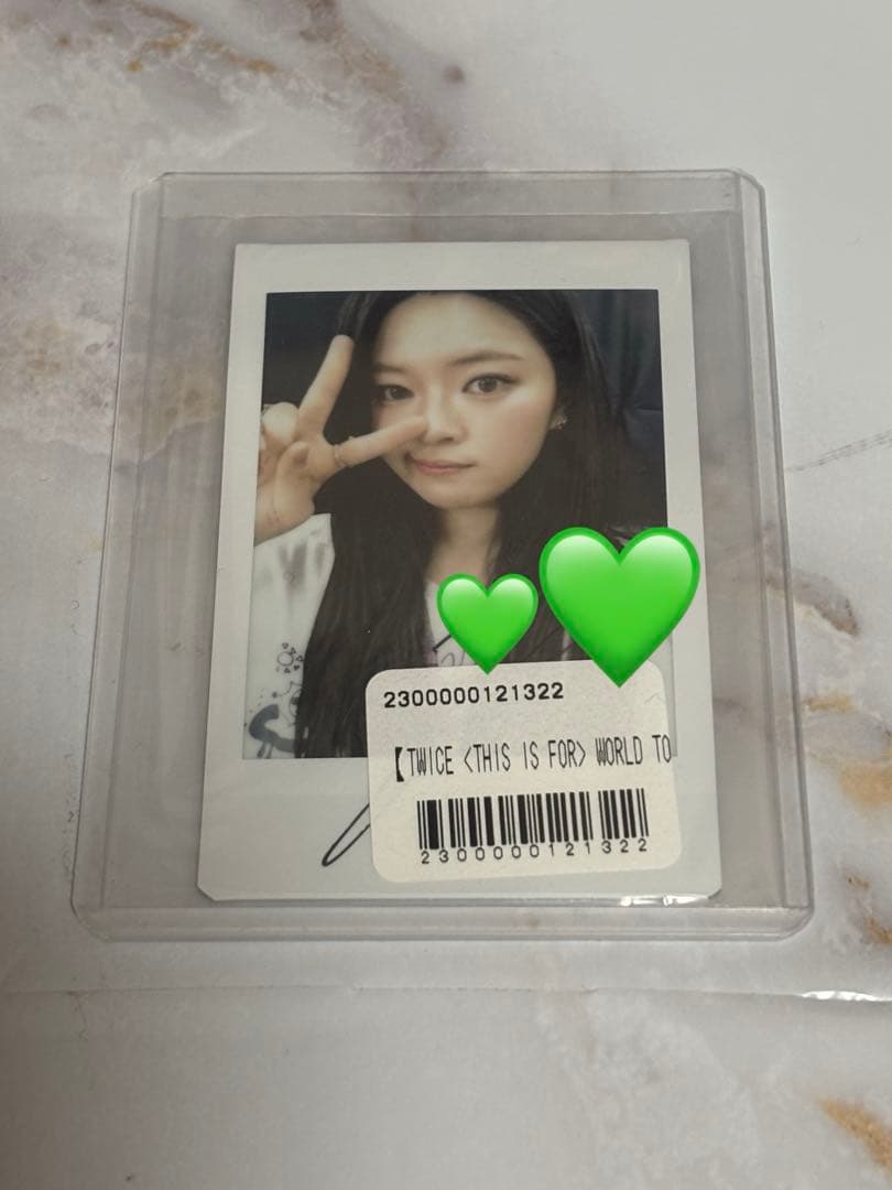 TWICE ジョンヨン　THIS IS FOR サイン入り　ポラ　トレカ