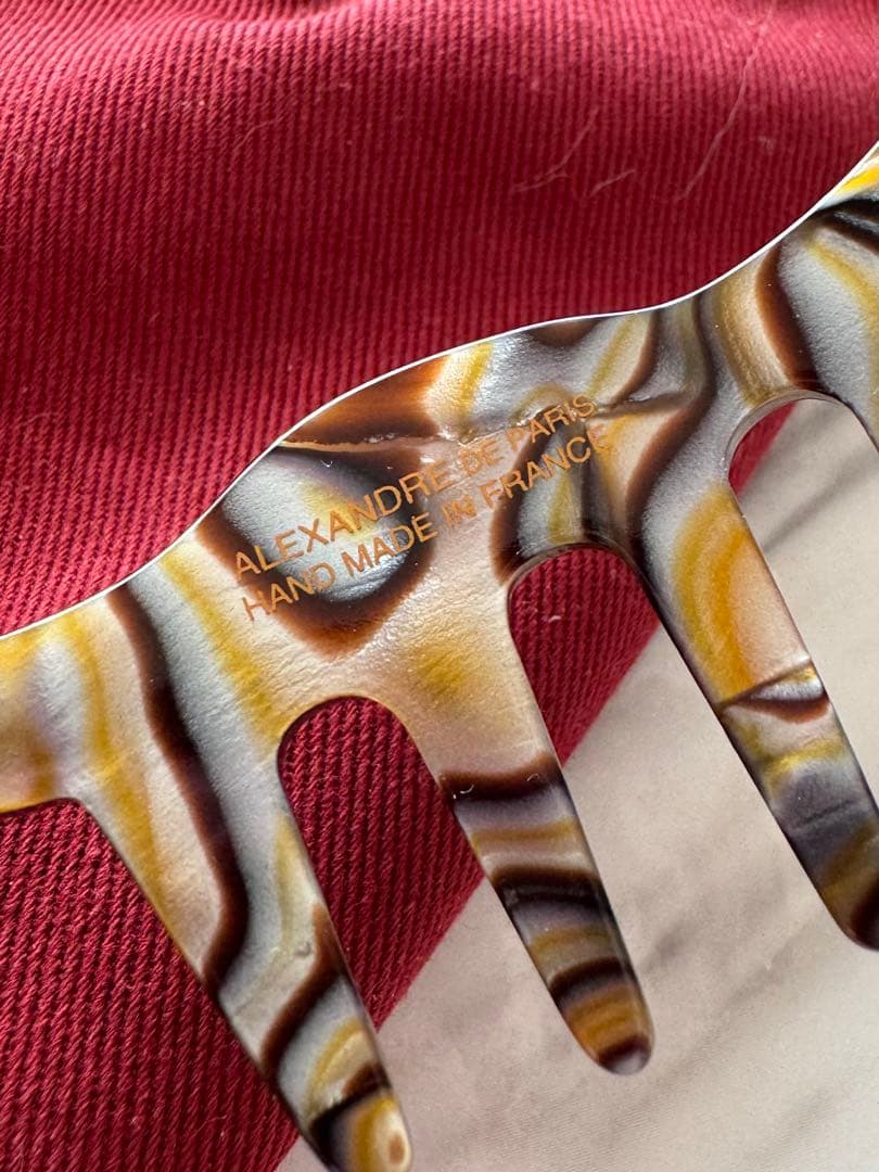 アレクサンドル ドゥ パリ カチューシャ コーム オニキス