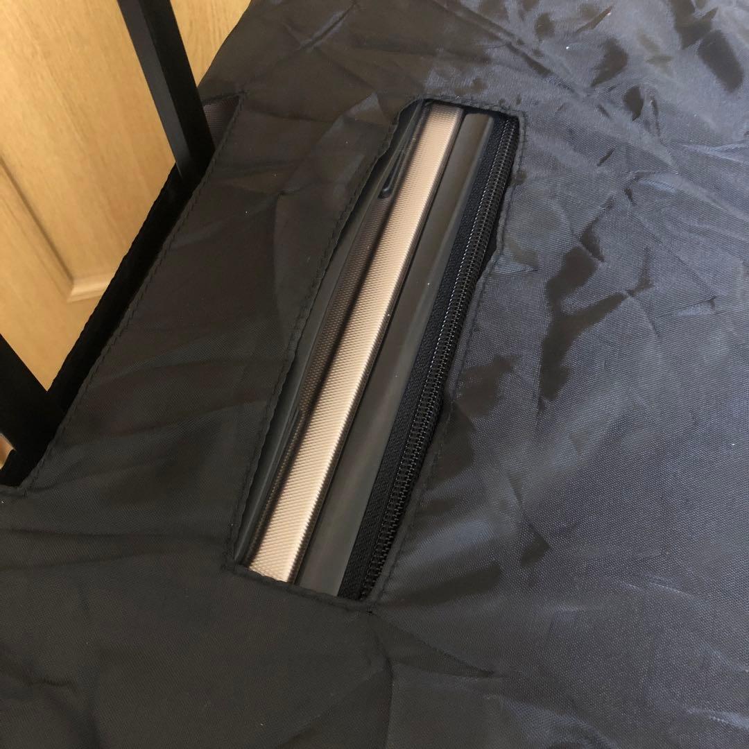 無印良品　キャリーケース 大型　88L ベージュ　スーツケースカバー付き