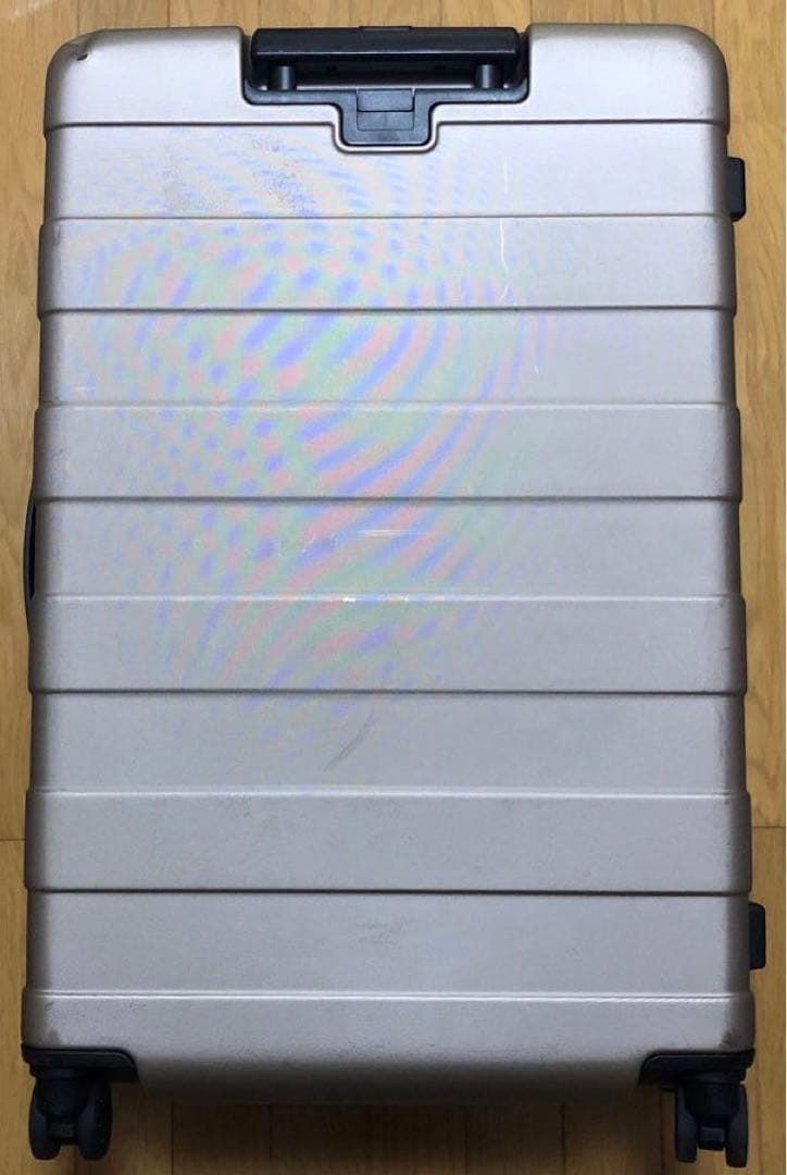 無印良品　キャリーケース 大型　88L ベージュ　スーツケースカバー付き