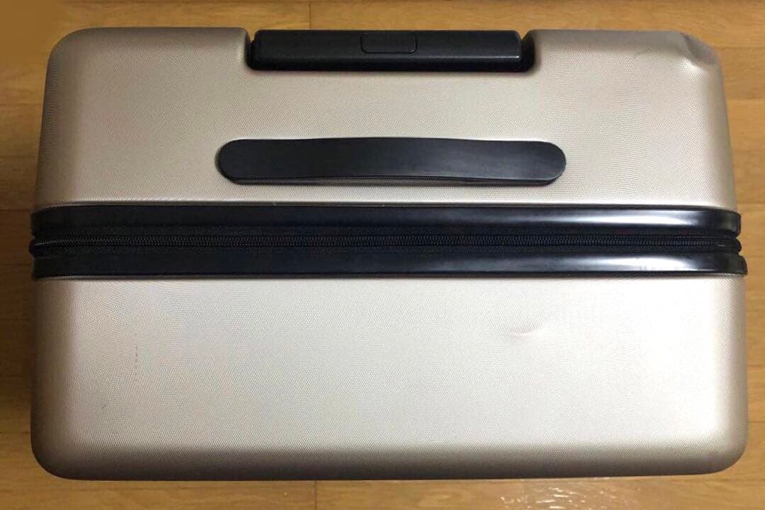 無印良品　キャリーケース 大型　88L ベージュ　スーツケースカバー付き