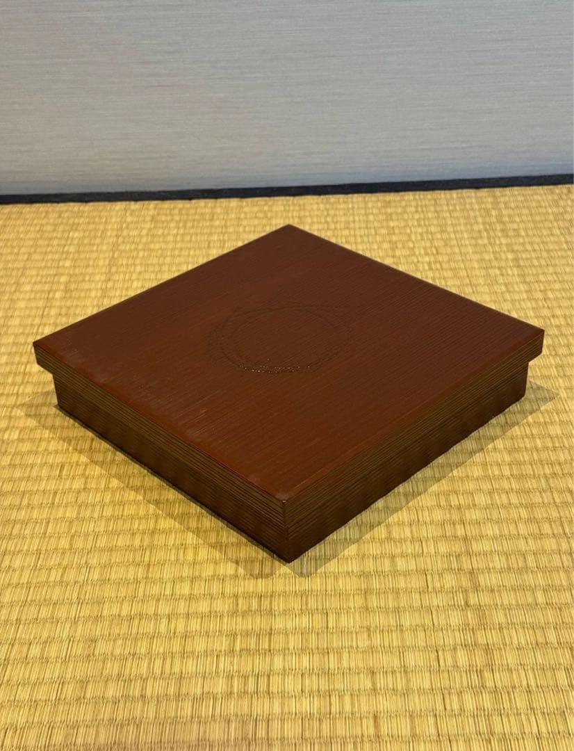 木製漆塗り 初瀬川柳菴 作 柳筥 出世膳 5客 茶懐石道具 弁当箱 共箱