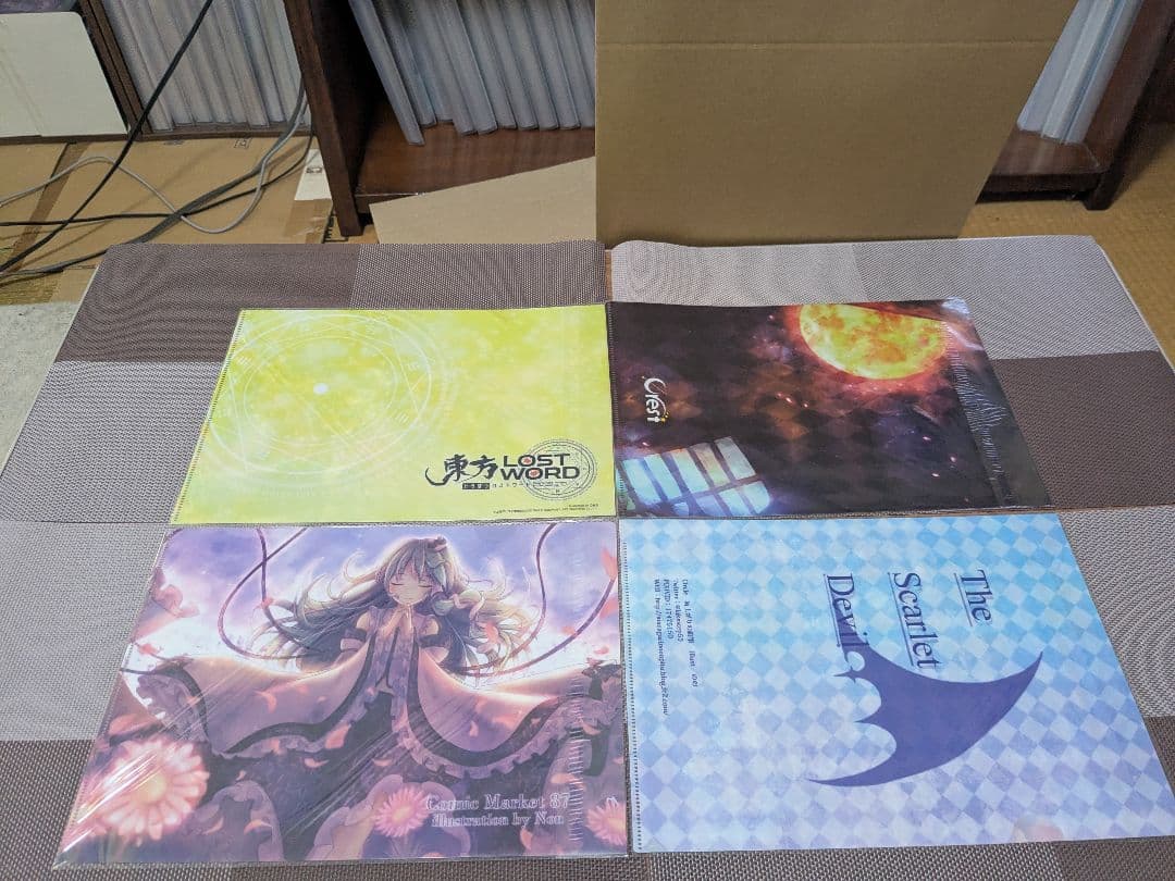 東方project　レミリア＆フラン　A4クリアファイルセット3