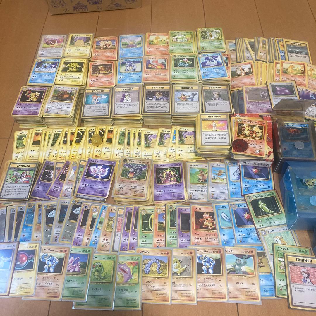 ポケモンカードまとめ売り　プロモ、初版マークなし旧裏3000枚以上
