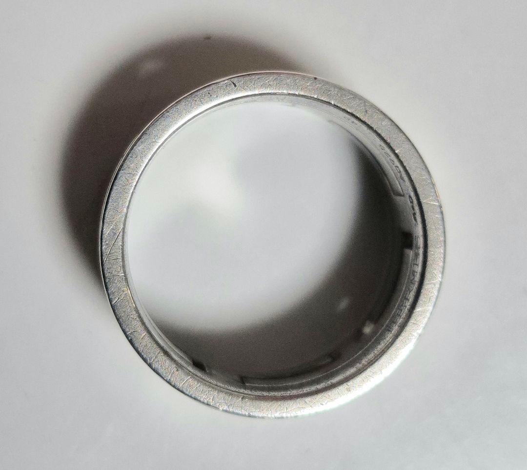 エルメス ムーブアッシュ リング シルバー×クリーム 9号相当 HERMES