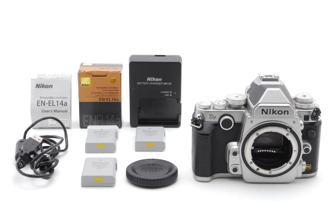 デジタルカメラ Nikon Df Silver 16.2MP DSLR Camera C0061