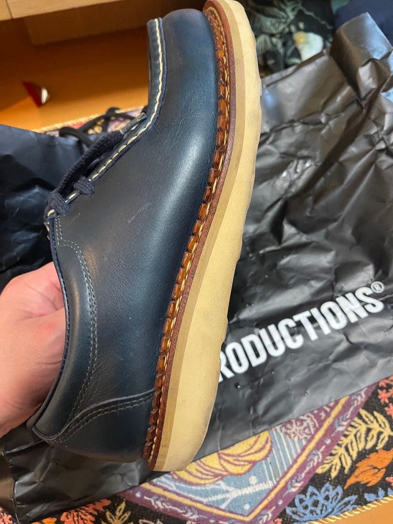 安藤製靴　チロリアンシューズ　ラッセル　レッドウイング　ウエスコ モカシン