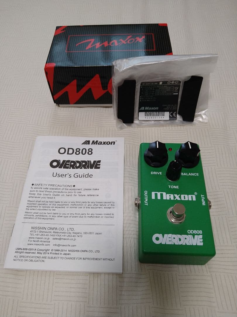 Maxon OD808 オーバードライブペダル