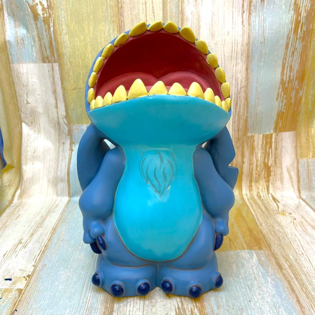 新品★リロ＆スティッチ Lilo & Stitch 傘立て 小物入れ フィギュア