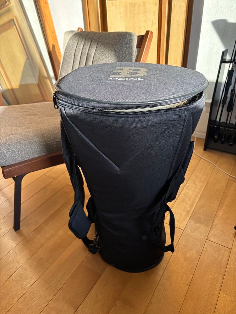 木製ジャンベ　マイネル　専用バッグ付き