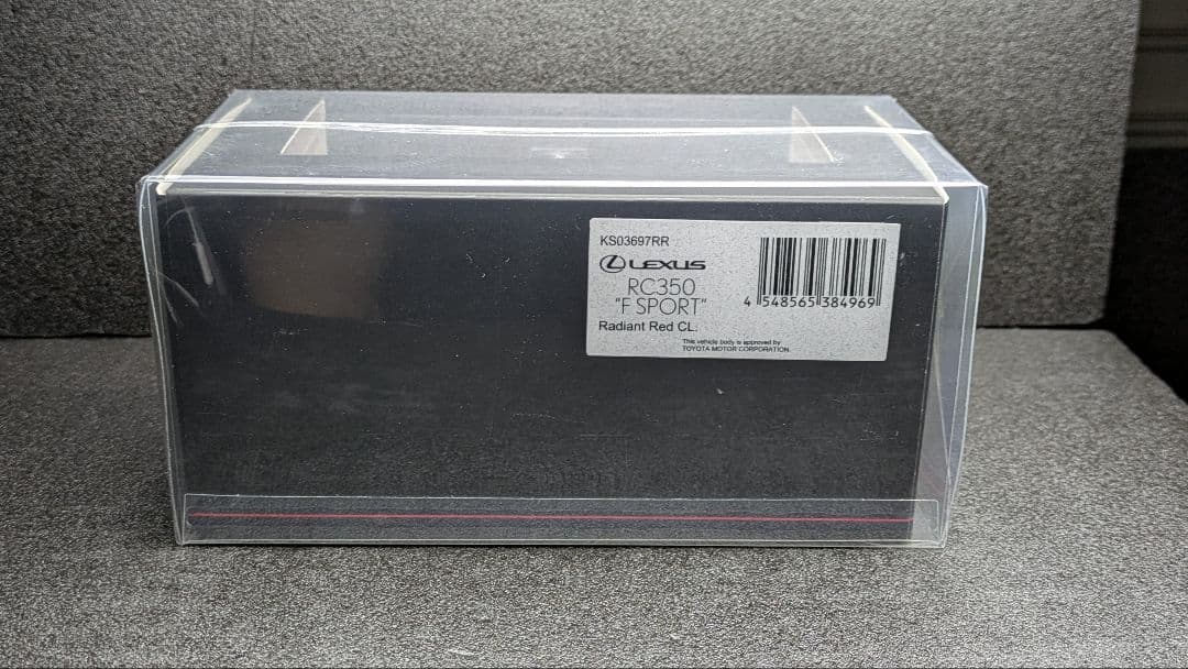 京商 1/43 レクサス RC 350 Fスポーツ レッド ミニカー