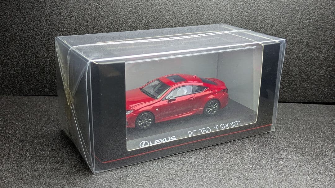 京商 1/43 レクサス RC 350 Fスポーツ レッド ミニカー