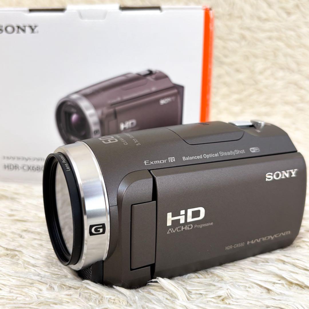 【未使用級】ソニー ハンディカム HDR-CX680 ビデオカメラ ブラウン