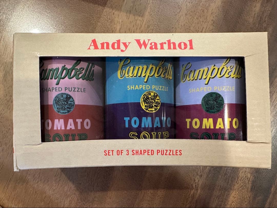 アンディーウォーホル　スープ缶のパズル【新品・未開封】