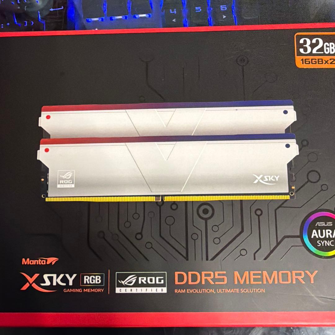 XSKY ROG MANTA DDR5 32GB (2x16GB) ②開封のみ