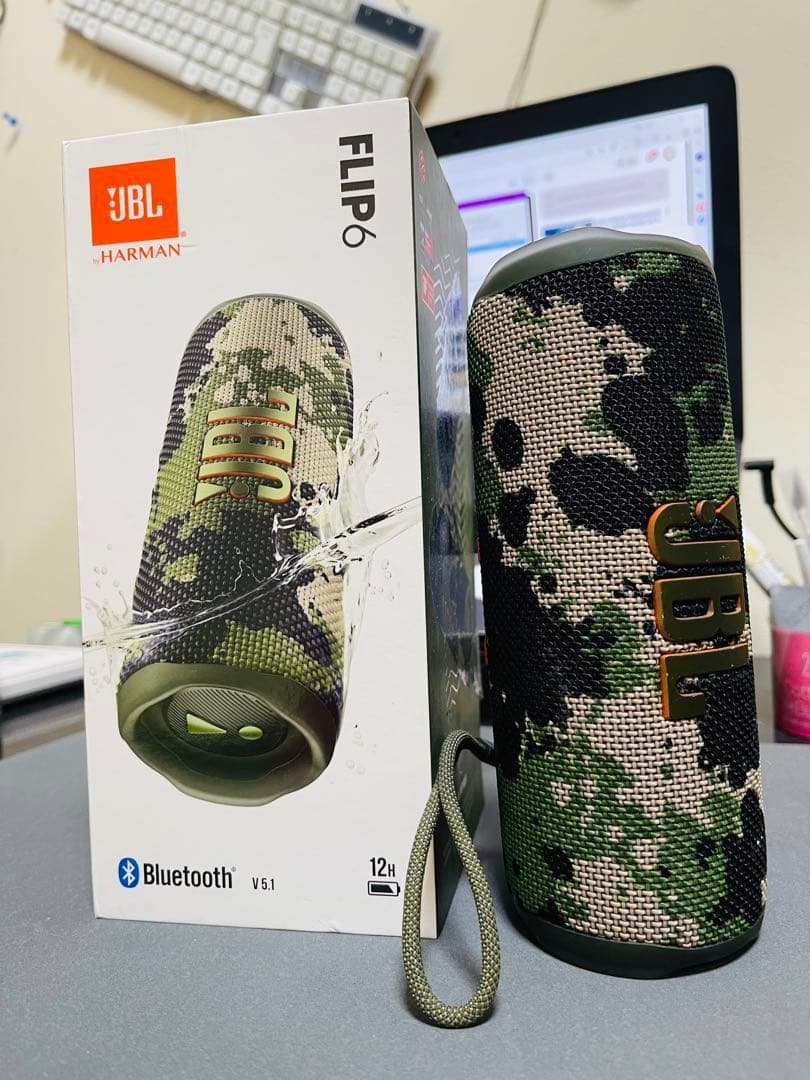 JBL FLIP6 迷彩 ワイヤレススピーカー