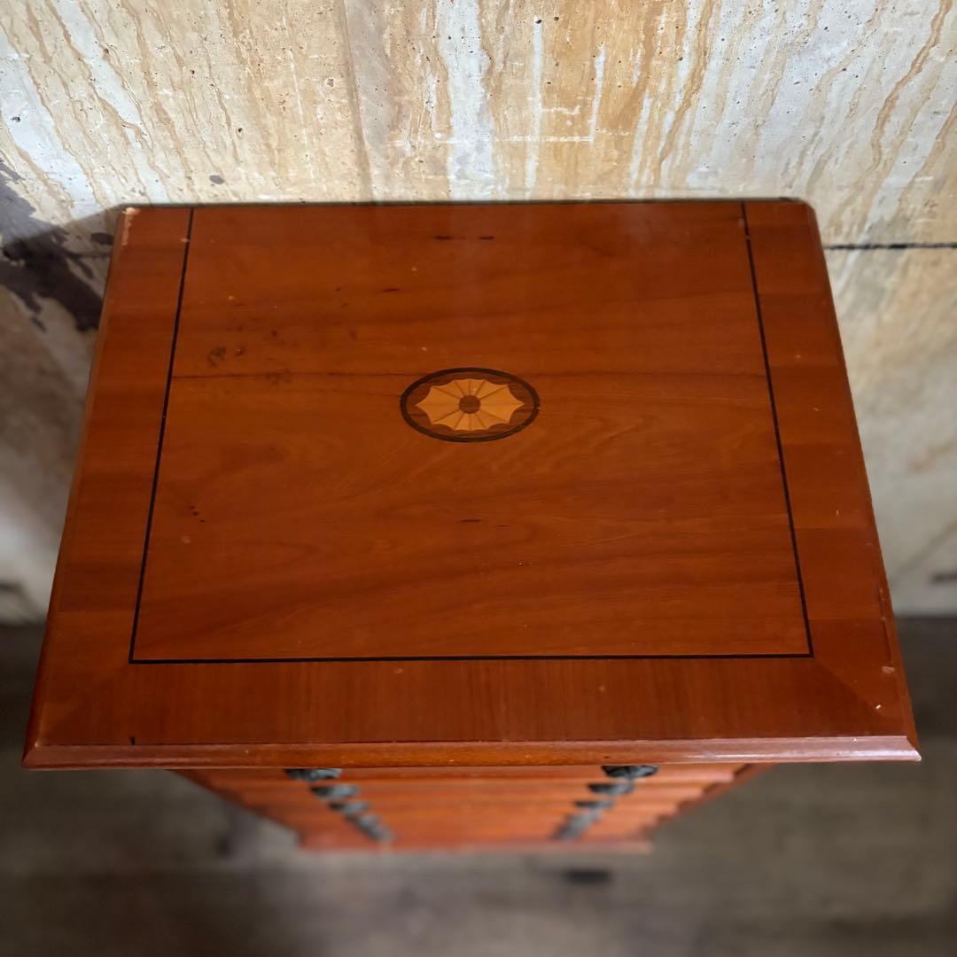 英国ヴィンテージ　6段チェスト　ミドルチェスト